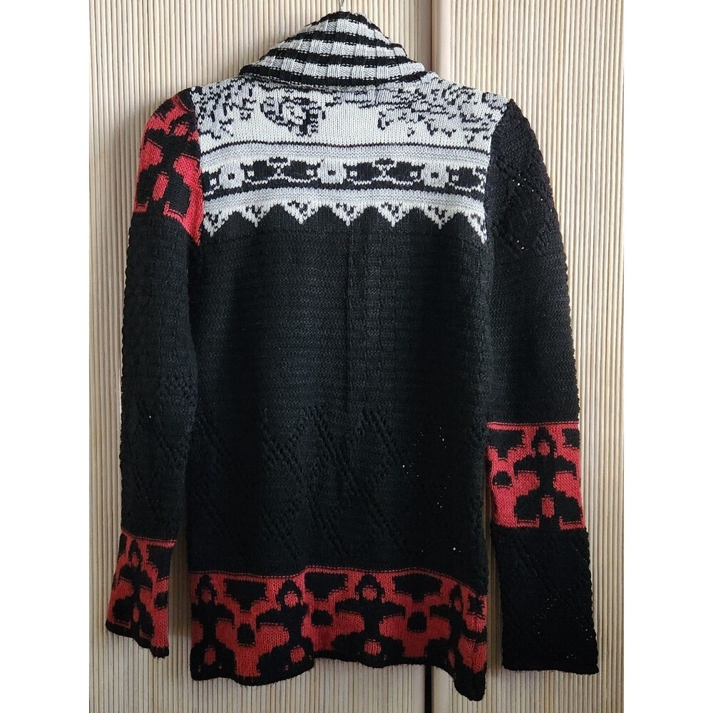 Desigual by Christian Lacroix Women's Sweater Size L Pullover Cowl Neck EUC - Picture 3 of 7